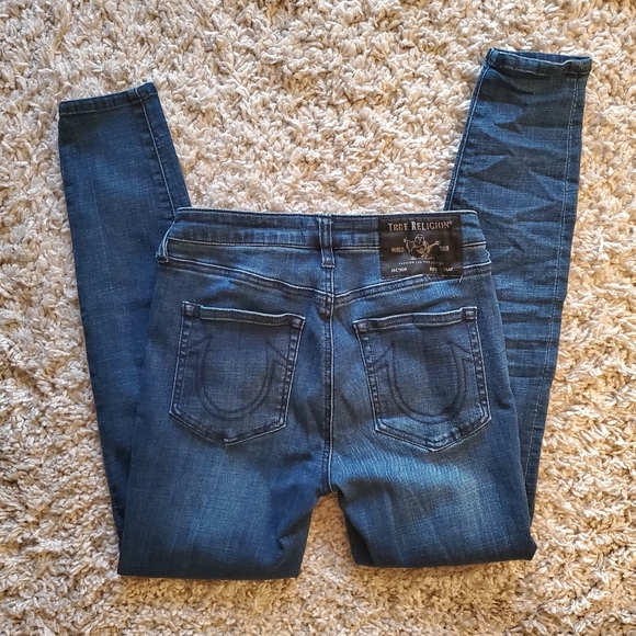 TRUE RELIGION | Halle Super Skinny High  Rise Jeans (Size 27) - Picture 8 of 10